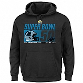 Men's Carolina Panthers Majestic Super Bowl 50 Bound On Our Way Pullover Hoodie - Black,baseball caps,new era cap wholesale,wholesale hats